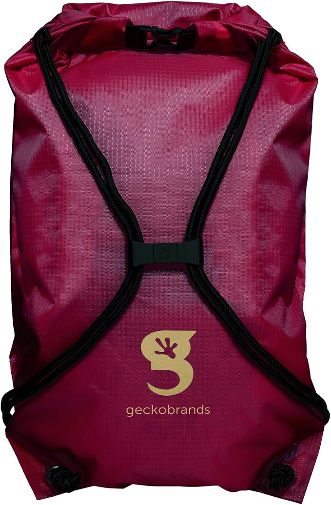 geckobrands Embark 10L Drawstring Backpack – Waterproof, Lightweight Dry Bag for Beach, Hiking, and Light Water Activities - Image 2
