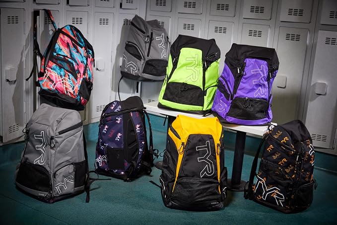 Alliance Backpack TYR Wet/Dry Athletic Gym and Pool Bag for Men and Women - Separate Wet/Dry Compartments, 45L Capacity, Ergonomic, Water-Resistant - Available in Team Colors - Image 4