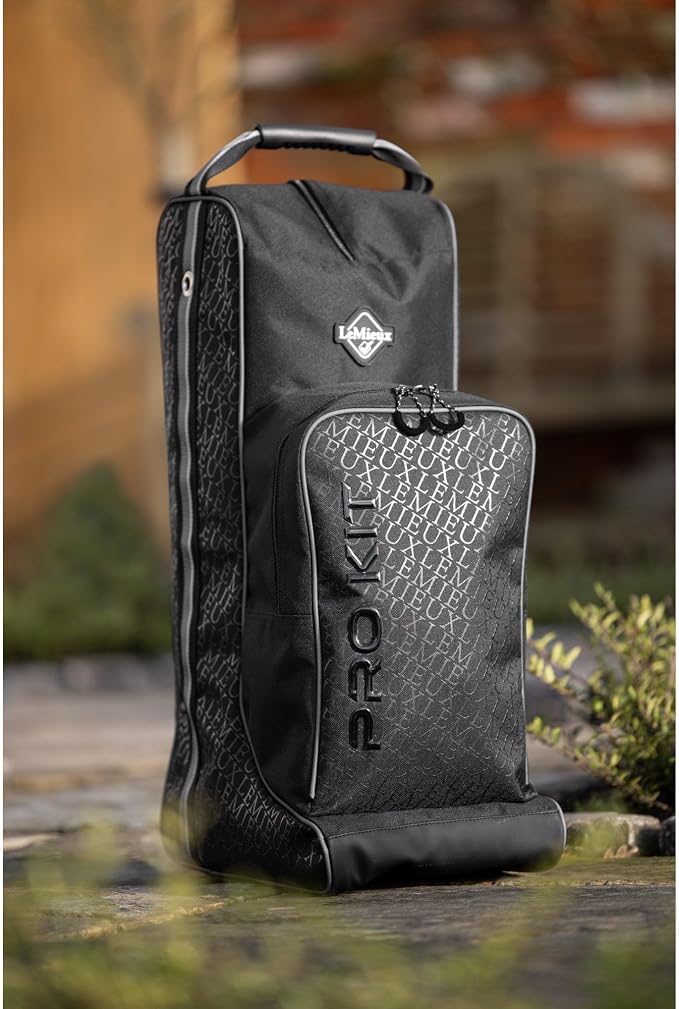LeMieux Elite Pro Boot & Hat Bag Black - Image 3
