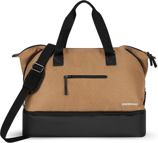 Sherpani Boston, Anti Theft Weekender Bags, Travel Duffel Bag, Carry On Tote Bag with Removable Shoe Bottom Compartment by SHERPANI
