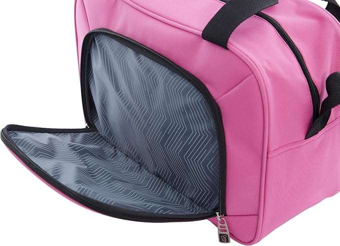 Travelers Club Midtown Hardside 4-Piece Luggage Travel Set, Bubble Gum - Image 9