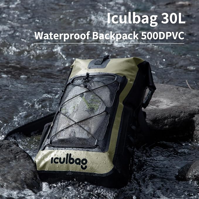 Dry Bags Waterproof Backpack for Women Men Travel Dry Bag Backpack Warterproof Bag for Kayaking Beach Boating 30L/40L - Image 5