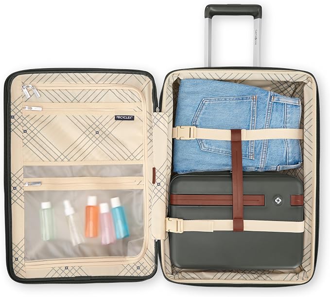 Samsonite Virtuosa Hardside Train Case, Crossbody Travel Makeup Case with Removable Strap - Image 3