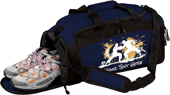 Personalized Martial Arts Duffel Bag – Custom Name Gym Bag for Karate, Taekwondo, Jiu Jitsu & MMA – Youth & Adult Training Gear Bag by all+about+me+company