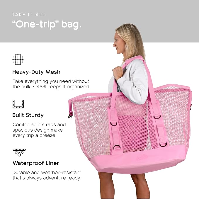 MISSION Boat Gear CASSI Heavy-Duty Outdoor Tote and Waterproof Marine-Grade Mesh Boat Bags - Image 6