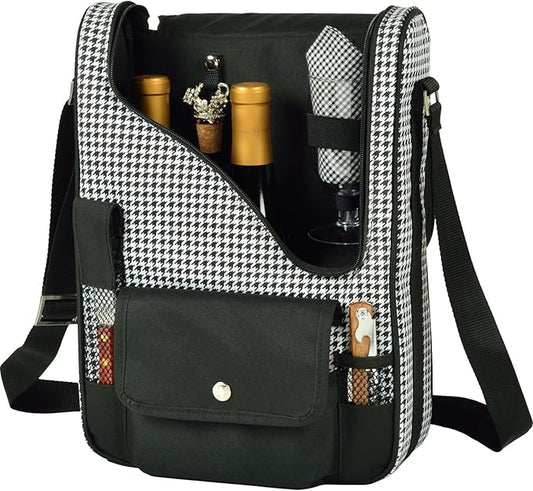 Picnic at Ascot Original Insulated Wine and Cheese Cooler Bag - Designed, Assembled & Quality Approved in the USA by PicnicatAscot