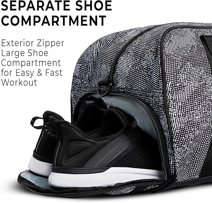 Vooray Burner Duffel Bag - 23L Small Gym Bag for Women and Men with Shoe Compartment, Lightweight Travel Duffel for Training, Sports, Overnight Use - Image 5