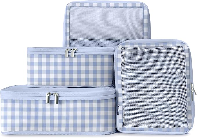 Vandel TSA-Friendly Packing Cubes for Carry On, Mesh Suitcase Organizer Bags Set, Small Packing Cubes for Travel Organizer Bags for Women with Mesh Panel and Durable Zippers, Luggage Cube Set of 4 - Image 9