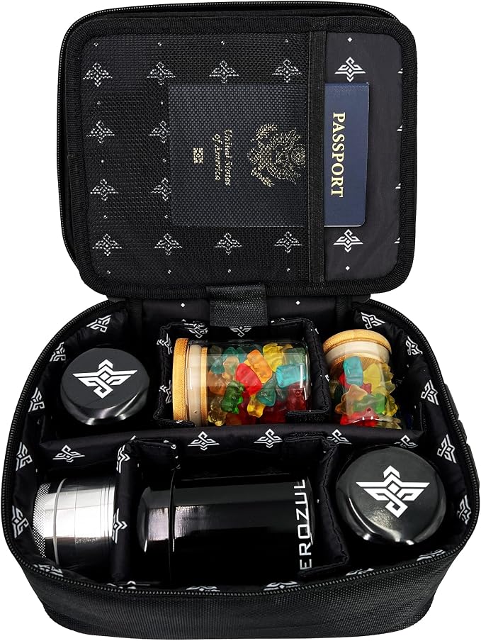 Exodus Storage Travel Bag with Combination Lock Water Resistant Organizer Case Toiletry Bag Dopp Kit Makeup or Toiletry Bag for Men & Women (Graphite) - Image 9