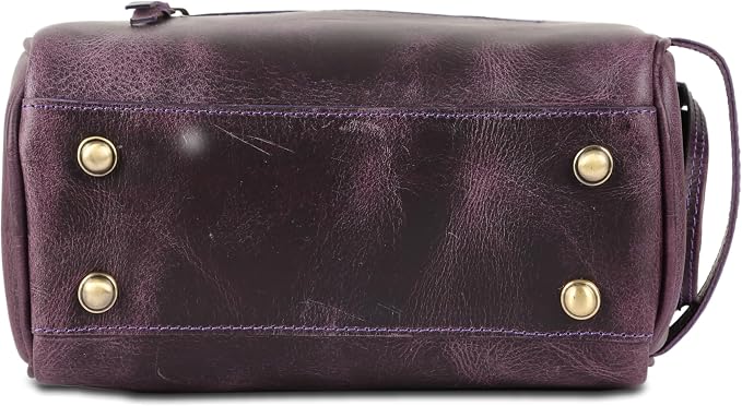 KomalC Travel Toiletry Bag – Premium Leather Dopp Kit for Men & Women with Water-Resistant Lining & Spacious Zippered Organizer - Image 8