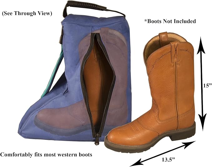 Tahoe 3 Layers Padded Western Boot Carry Bags and one Year Warranty - Image 3