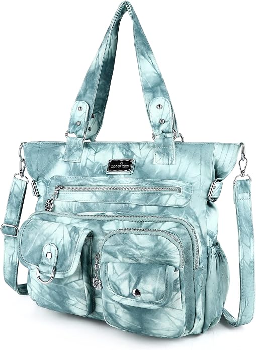 Angelkiss Purses Handbags for Women PU Tote Satchel Bags for Women Pockets Shoulder Bags… | PU - Image 7