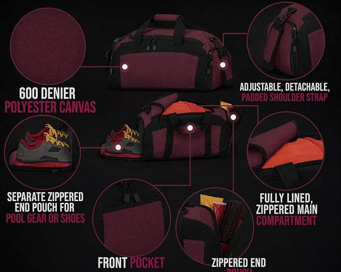 Personalized Basketball Duffel Bag with Shoe Compartment, Custom Basketball Bag with Name and Number, Basketball Travel Bag for Players, Team Sports Gear Bag - Image 3