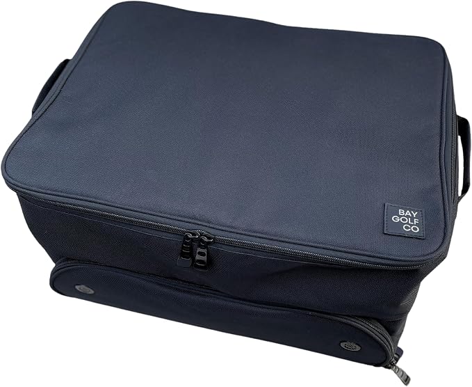 Bay Golf BG1 Golf Trunk Organizer – Water-Resistant 2-Level Golf Gear Storage for Car or SUV, Fits 2 Pairs of Shoes, Ventilated Compartments, Durable Design - Image 4