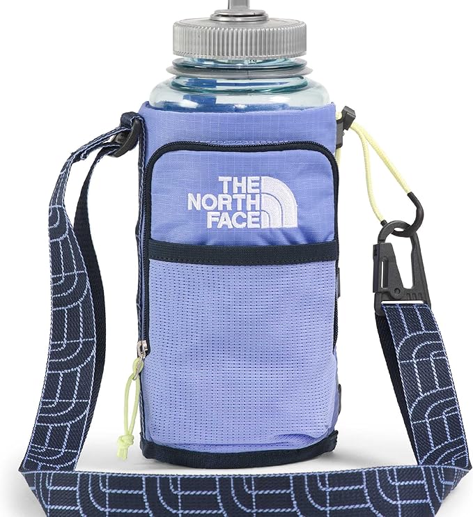 The North Face Borealis Water Bottle Holder - Adjustable Strap, Water-Repellent Finish, External Pocket with Key Hook, Periwinkle Glow/Summit Navy/Lemon Mist, One Size | Adjustable Strap, Water-Repellent Finish, External Pocket by Unknown