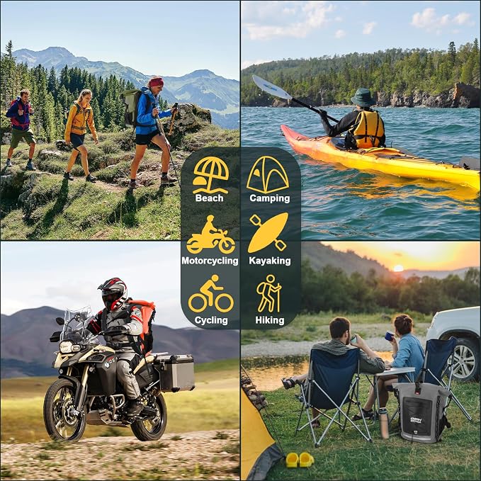 OSAH DRYPAK Waterproof Backpack Dry Bag 35L/55L/85L– Heavy Duty Roll-Top Hiking Backpack for Travel, Kayaking, Boating, Camping, Rafting and Fishing - Image 5