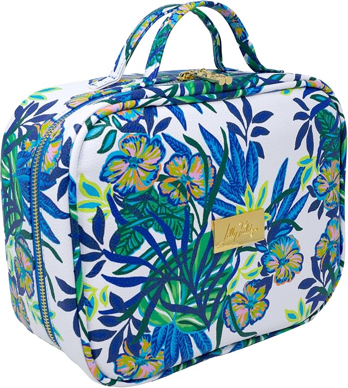 Lilly Pulitzer 4 Piece Travel Toiletry Bag Set, The Hottest Spot | Cute, Pouches and Case for Luggage, Zipper Pouches Set for Cosmetics, Small Pouch Bag for Supplies, Makeup or Toiletries - Image 2