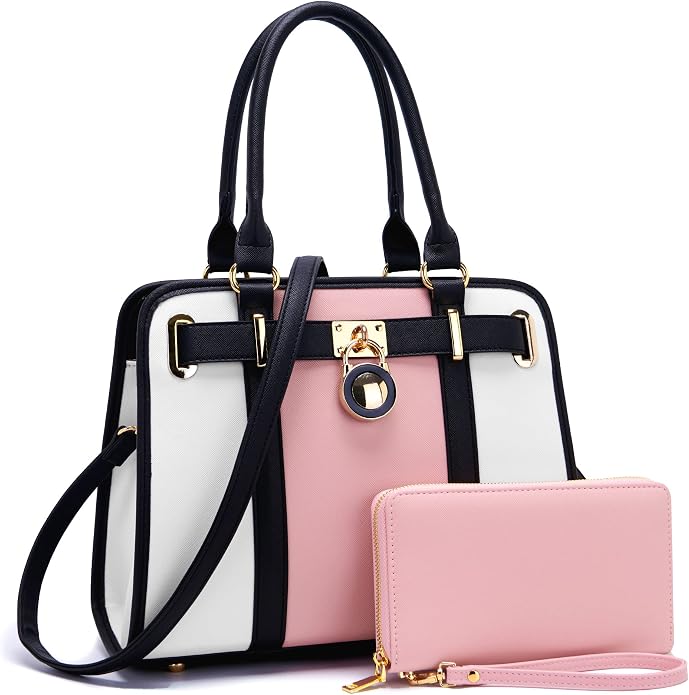 Qiyuer Structured Satchel Tote Handbags Set Women Purses with RFID Wallet | Premium, Sturdy, Spacious, Chic for Daily & Work, Vegan PU Leather, Multi-way Carry, Large Capacity RFID Wallet, Ideal Gift - Image 8