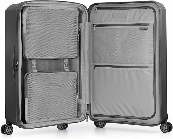 Traveler's Choice Pagosa Hardshell Expandable Luggage with Spinner Wheels, Gray, 3-Piece Set (22/27/30) - Image 12