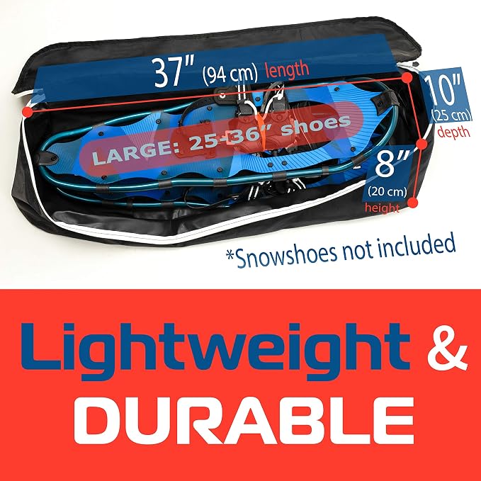 Athletico Snowshoe Bag - Snow Shoe Backpack For Carrying, Packing, and Storing Snowshoes - Image 3