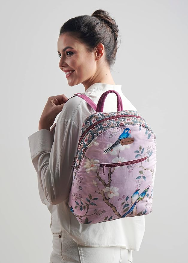 Maison d' Hermine Backpack for Women Men Cotton Shoulder Multipurpose Rucksack with Small Pouch Lightweight Multi Pocket Bag for Travel Work Beach Perfect for Spring Summer (Osaka) - Image 7