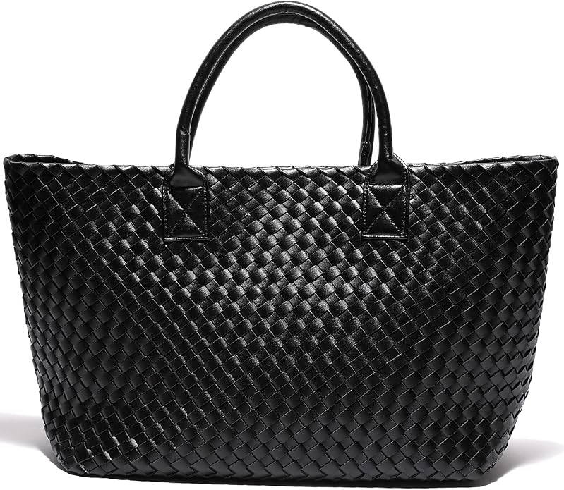 Woven Bag Shopper Bag Travel Handbags and Purses Women Tote Bag Large Capacity Shoulder Fashion Bags by Weayouth