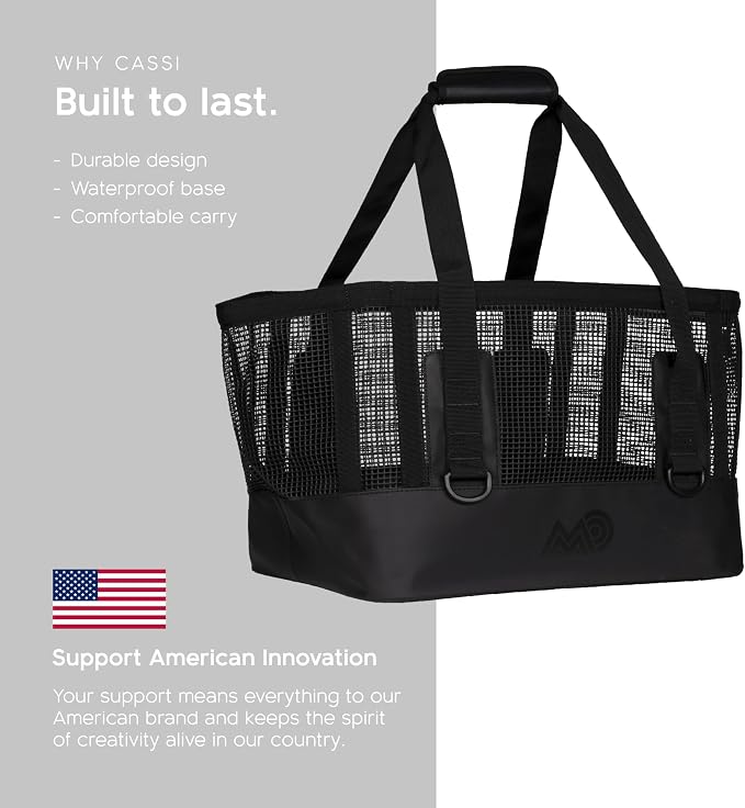 MISSION Boat Gear CASSI Heavy-Duty Outdoor Tote and Waterproof Marine-Grade Mesh Boat Bags - Image 4