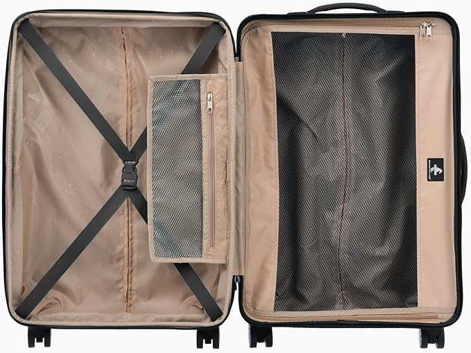Atlantic Ultra Lite 4 Hardside | 24-Inch Expandable Spinner (Jade Black) - Image 2