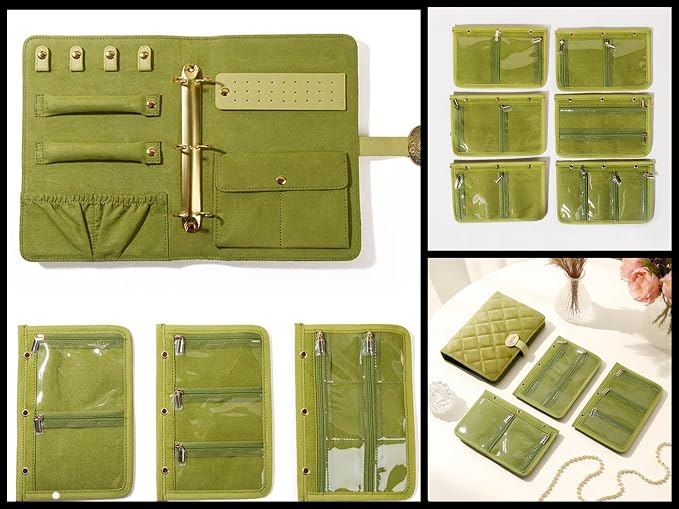 Travel Jewelry Organizer Case, Premium Full Velvet Exterior Leather Frame Portable Jewelry Storage Box, Anti-Tarnish Soft Velvet Lining for Women for Earrings Rings Necklaces, Gift for Wife Mom - Image 7