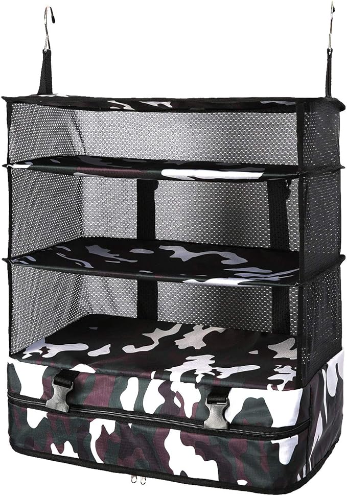 TABITORA Portable Hanging Travel Shelves Bag Packing Cube Organizer Suitcase Storage Large Capacity by TABITORA%EF%BC%9ANewStart%EF%BC%8CNewLife