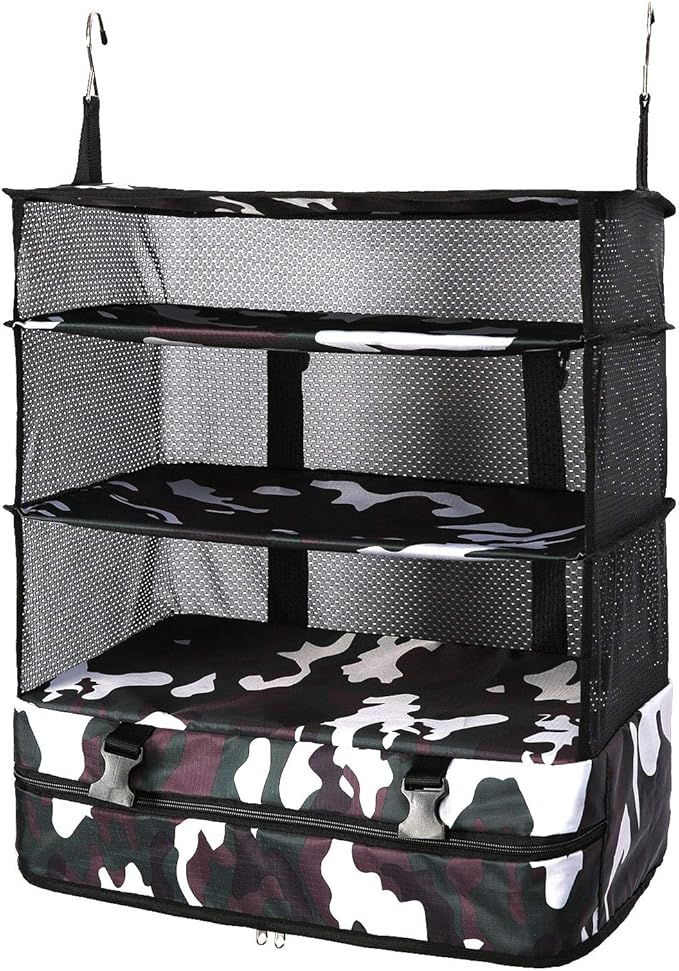 TABITORA Portable Hanging Travel Shelves Bag Packing Cube Organizer Suitcase Storage Large Capacity by TABITORA%EF%BC%9ANewStart%EF%BC%8CNewLife