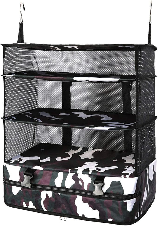 TABITORA Portable Hanging Travel Shelves Bag Packing Cube Organizer Suitcase Storage Large Capacity by TABITORA%EF%BC%9ANewStart%EF%BC%8CNewLife