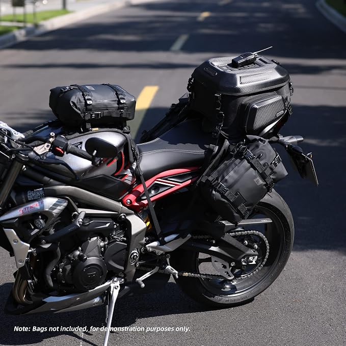 Rhinowalk Motorcycle Mount Base, Motorcycle Tail Bag Saddle Bag/Tail Bag/Seat Bag Universal Saddle Bag Mount Base - Image 6