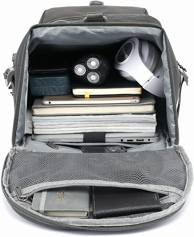 Kalesi Gym Duffle Bag Backpack 4-Way Waterproof with Shoes Compartment for travel Sport Hiking laptop (gray) - Image 5