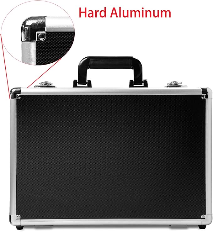 HUL 16in Two-Tone Aluminum Case with Customizable Pluck Foam Interior for Test Instruments Cameras Tools Parts and Accessories - Image 5