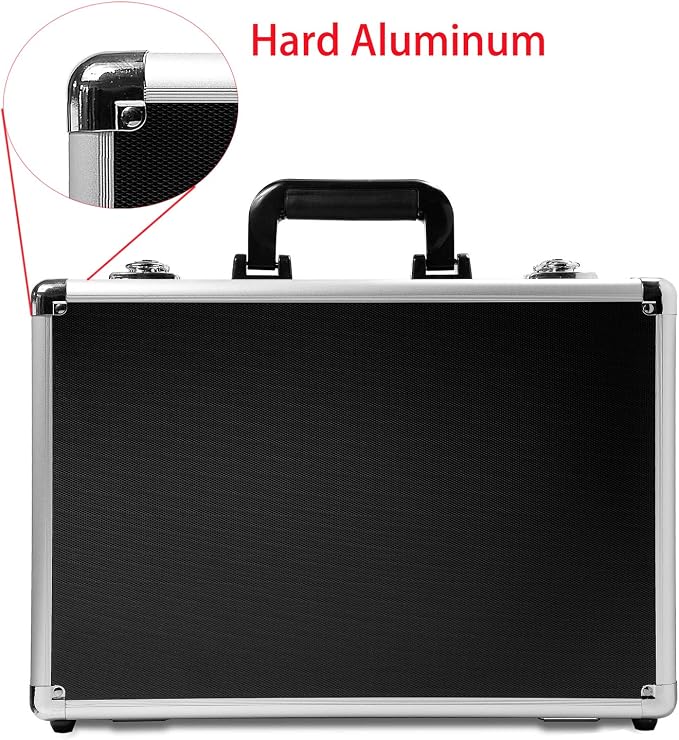 HUL 18in Two-Tone Aluminum Case with Customizable Pluck Foam Interior for Test Instruments Cameras Tools Parts and Accessories - Image 5