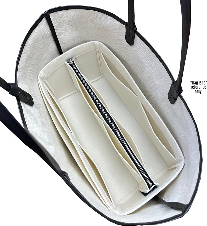 Divitize Premium Purse Organizer compatible with St. Louis PM/GM Tote Bag Insert — Perfect Fit, Durable Quality Felt, Full Coverage, 24+ Shades (For St Louis PM, Beige) - Image 7