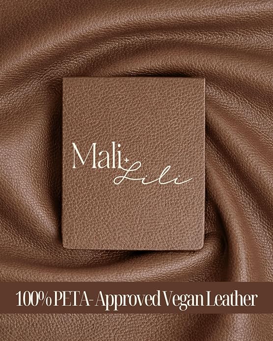 Mali+Lili Lola Beauty Bag Duo, Makeup Bag Travel Cosmetic Bag Set of 2, Vegan Leather Purse Crossbody Bags for Women and Girls, Cute Makeup Pouch, Travel Pouch, Crossbody Purses for Women | Duo - Image 5