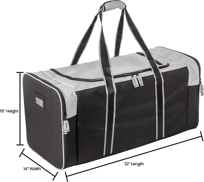 Jetstream Heavy Duty Multi Pocket Durable Sports Gym Equipment Travel Duffel Bag - Image 4