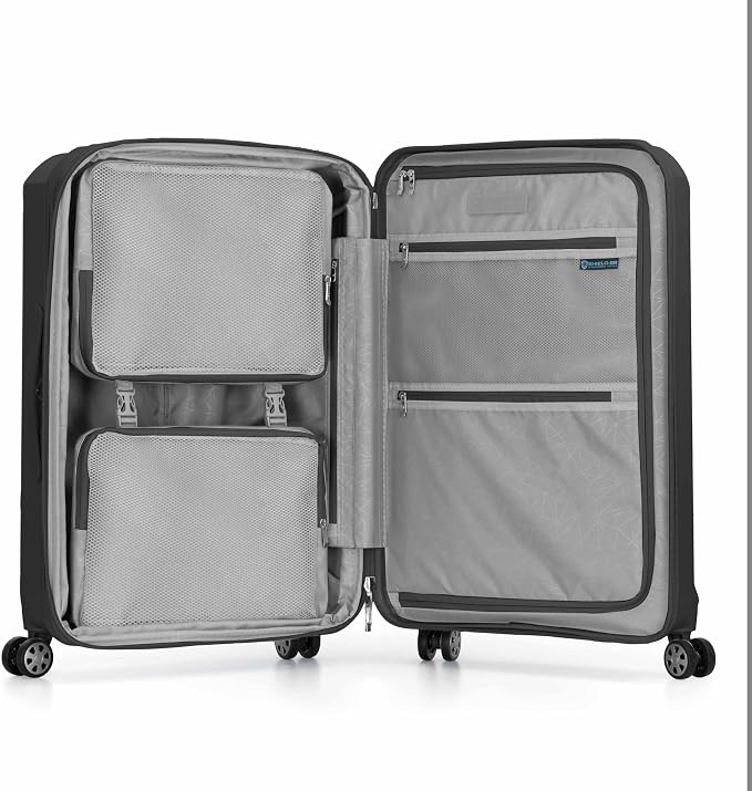 Traveler's Choice Pagosa Hardshell Expandable Luggage with Spinner Wheels, Black, 27-Inch Medium - Image 8