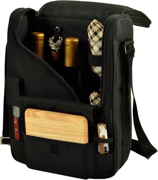 Picnic at Ascot Original Insulated Wine and Cheese Cooler Bag - Designed, Assembled & Quality Approved in the USA by PicnicatAscot