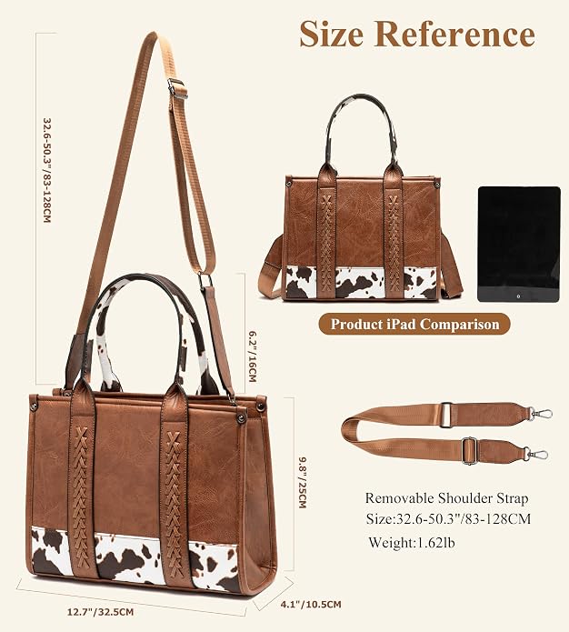 KingTo Women's Crocodile Pattern Satchel Handbags Stylish Tote Handbags crocodile purses for women 3 Pcs Set (B-blue) - Image 3