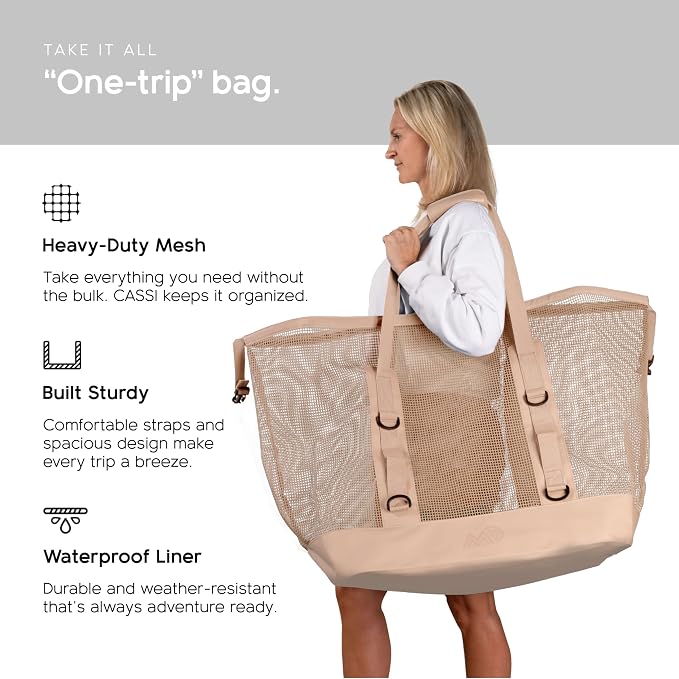 MISSION Boat Gear CASSI Heavy-Duty Outdoor Tote and Waterproof Marine-Grade Mesh Boat Bags - Image 6