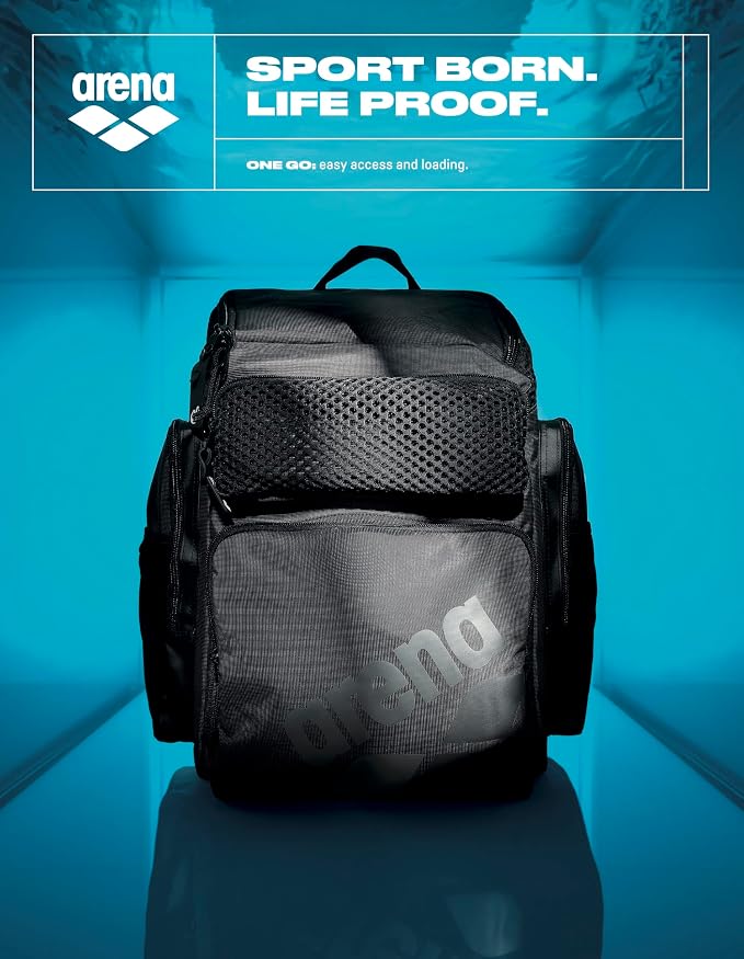 ARENA One Go Swim Backpack Travel Large Size Athletes Sports Equipment Bag 45 Liters - Image 7