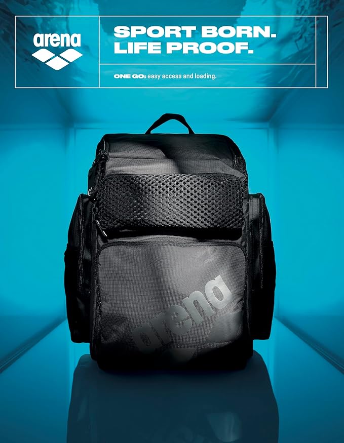 ARENA One Go Swim Backpack Travel Large Size Athletes Sports Equipment Bag 45 Liters - Image 7