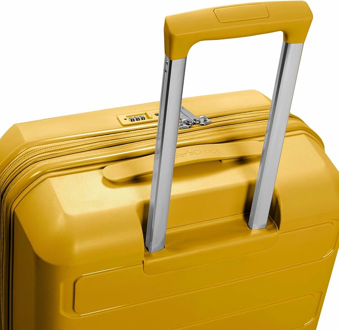 Traveler's Choice Pagosa Hardshell Expandable Luggage with Spinner Wheels, Yellow, 30-Inch Large - Image 10