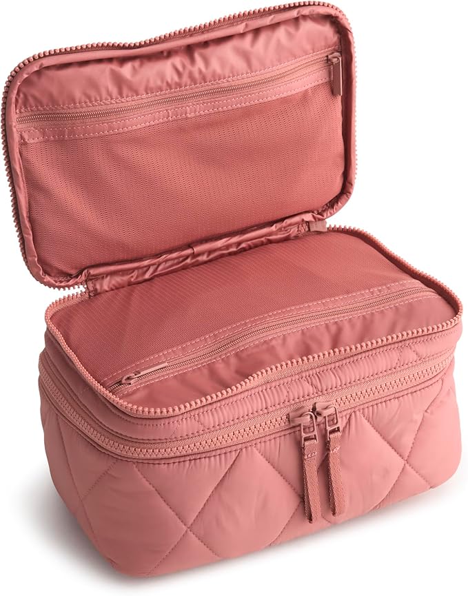 Vera Bradley Women's Featherweight Brush Up Cosmetic Case, Moonless Night, One Size - Image 2