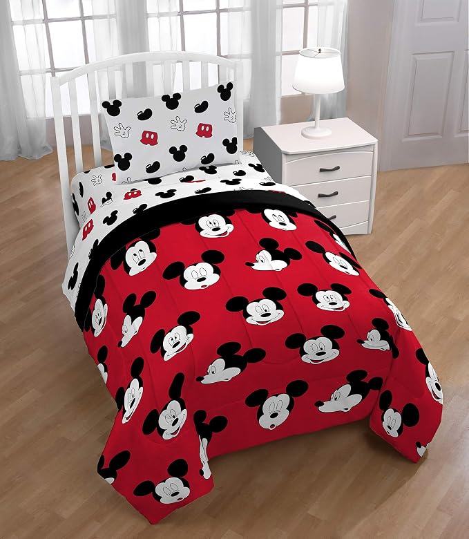 Jay Franco Disney Mickey Mouse Kids Twin Sheet Set 3 Piece - Reversible | Super Soft Brushed Microfiber, Deep Pocket, Breathable, Machine Washable Kids Bedding (Official Disney Product) - Image 6