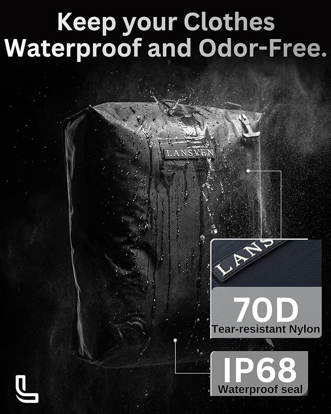 2packbag - vacuum travel bags with pump - Reusable Nylon Compression Bags + Rechargeable Pump - Save 60% Space - for Carry-On & Suitcase - Image 4