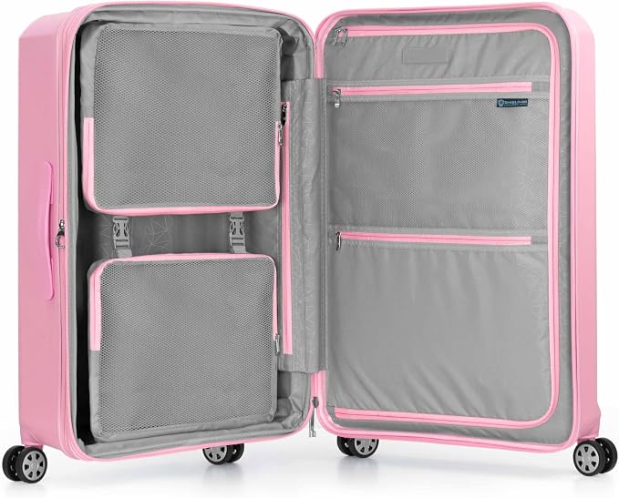 Traveler's Choice Pagosa Hardshell Expandable Luggage with Spinner Wheels, Pink, 30-Inch Large - Image 7